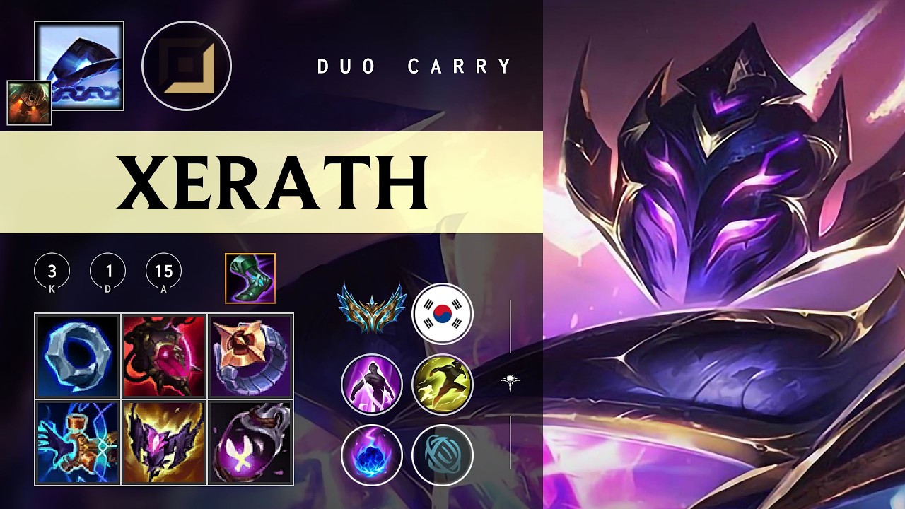Xerath Carry vs Miss Fortune - KR Challenger Patch 26.03