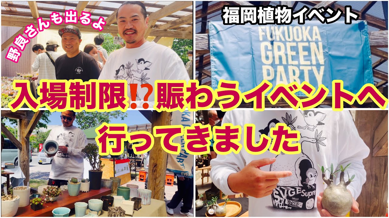 【福岡植物イベント】FUKUOKA GREEN PARTYに潜入してきました