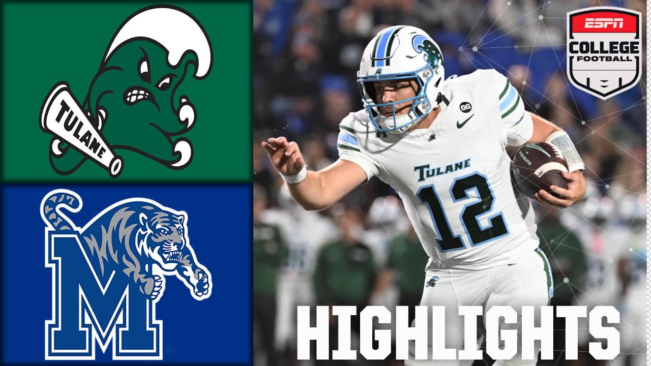 Tulane Green Wave vs. Memphis Tigers | Full Game Highlights | ESPN College Football