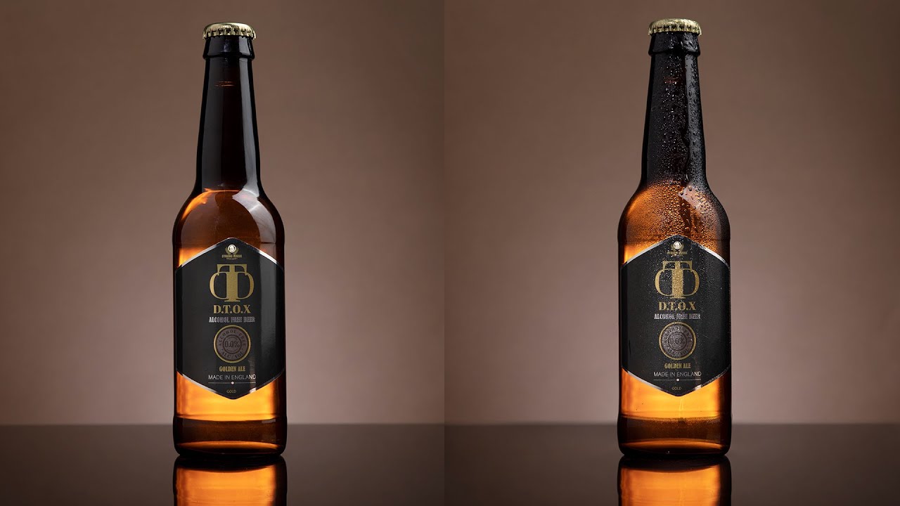 How to photograph a beer bottle using constant lights