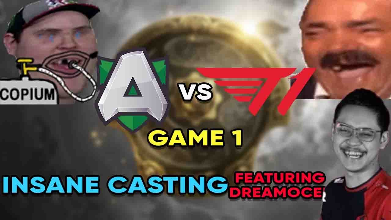 Безумный кастинг | Alliance против T1, игра 1: групповой этап TI10 | при участии Dreamocel, Rae, ...