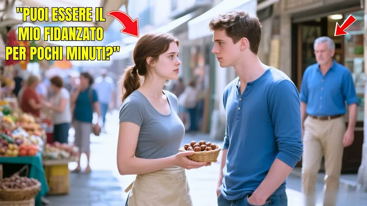 ＂Signore, Può Essere Il Mio Fidanzato Per Alcuni Minuti？＂ Chiese La Giovane Allo Sconosciuto…