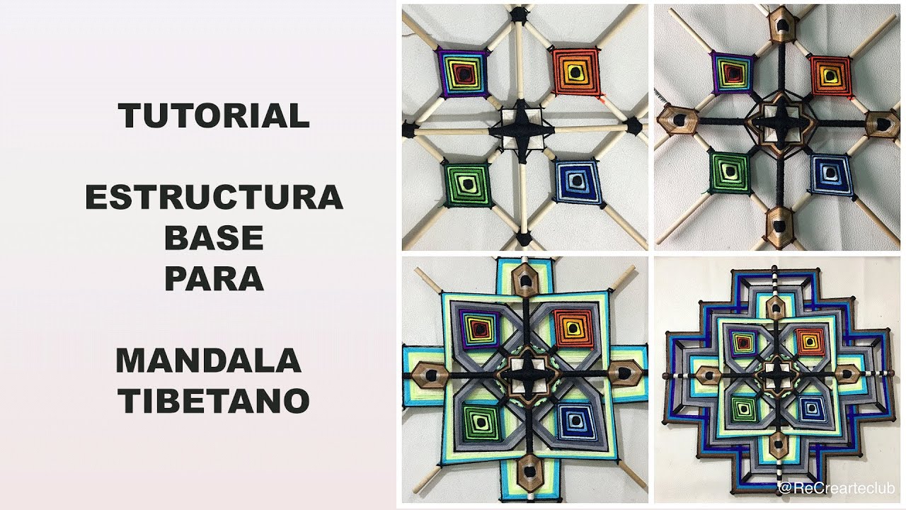 ESTRUCTURA PARA MANDALA TIBETANO 3X3