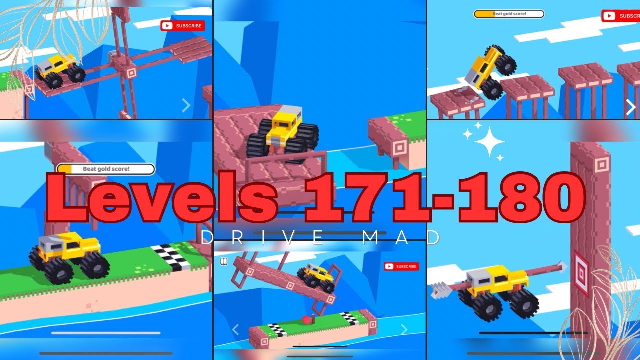 Fancade Drive Mad: Levels 171–180 Gameplay | Must Watch 🔥