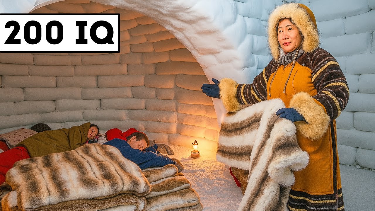 Как инуиты спят при -64°C без обогрева