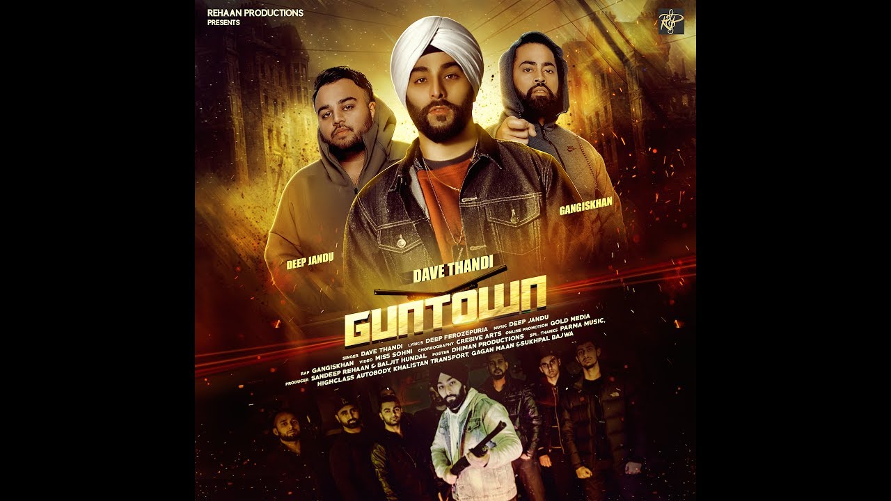Guntown (Full video) | Dave Thandi ft Deep Jandu & Gangis Khan | Latest Punjabi New Song 2017