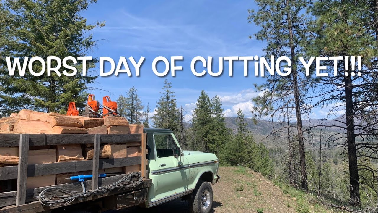 BAD DAY CUTTING FIREWOOD!!!