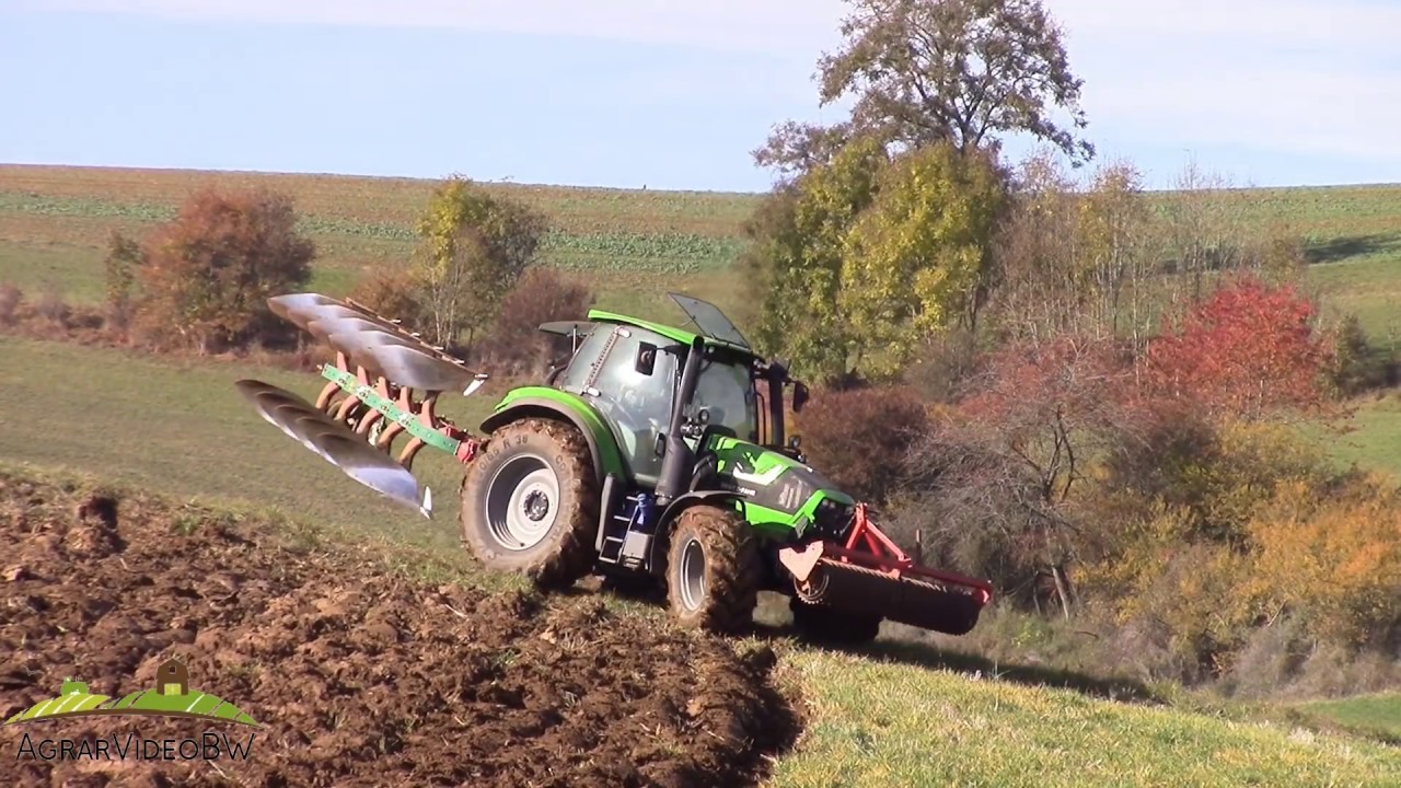 Deutz am Limit [Senf mulchen + Pflügen] ||DeutzFahr|Müthing|Kverneland||