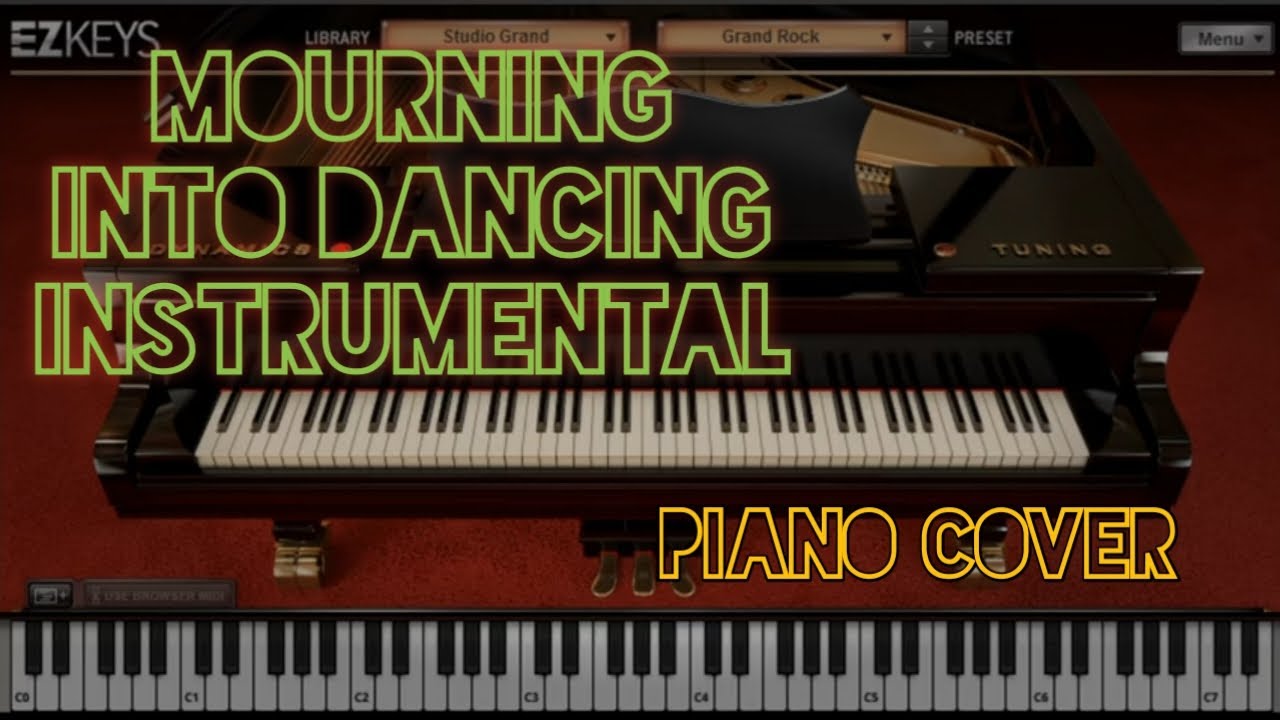 Mourning Into Dancing Instrumental Cover w/ Piano Chords Display - THE BRIDGE / Ron Kenoly