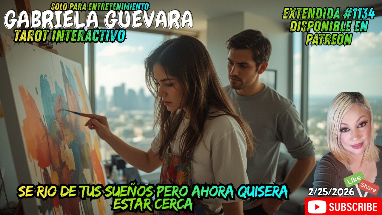 Se rio de tus sueños pero ahora quisera estar cerca #tarot EXTENDIDA #1134