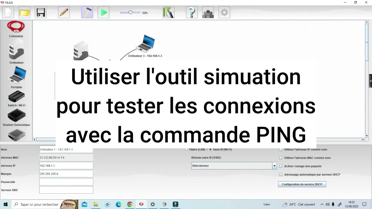 Présentation de Filius – Simuler un réseau informatique facilement (tuto en français) Technologie