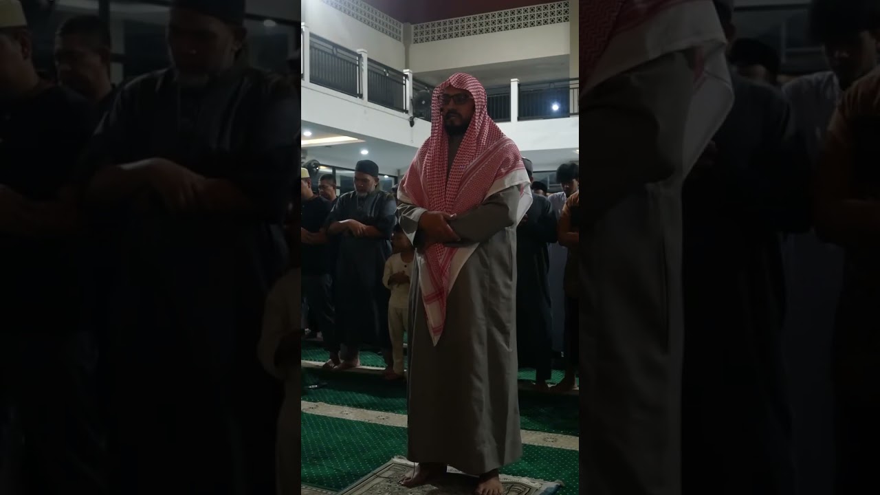 MUROTTAL MERDU NADA SYEKH AYUB SHALAT ISYA BERSAMA SYEKH MAJDI YAHYA AS-SYAREEF