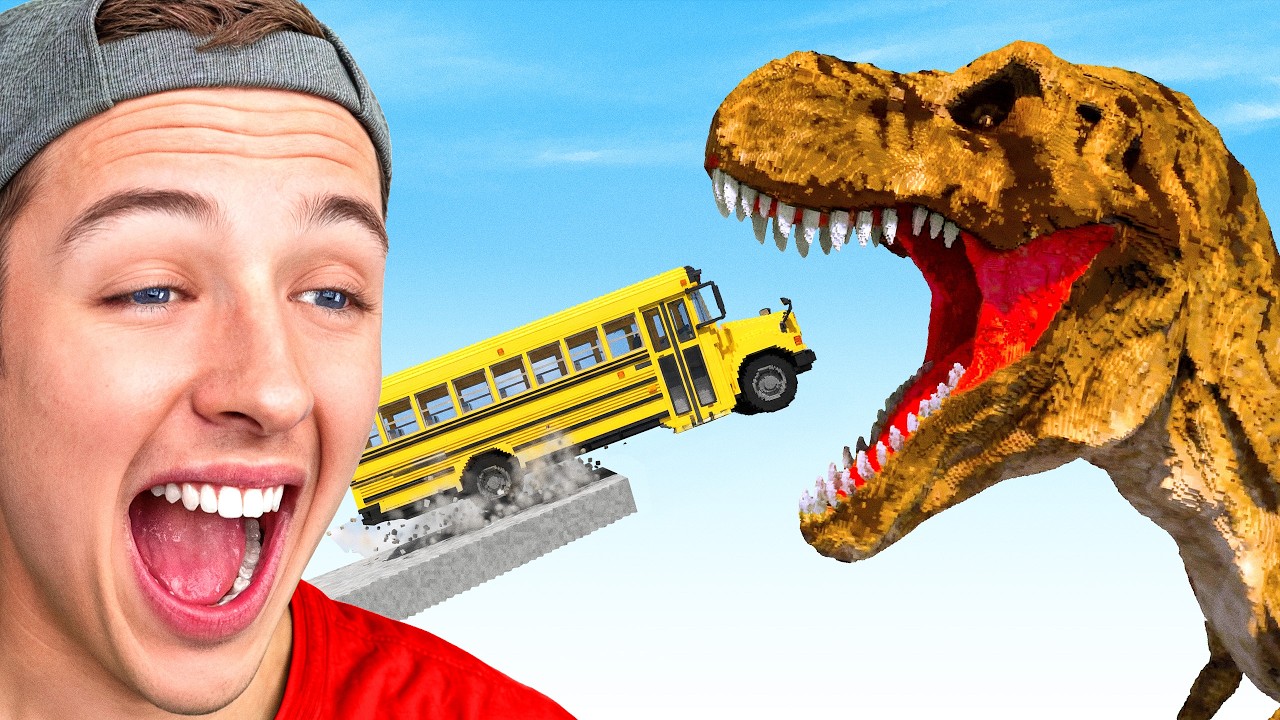 Reacting to CARS vs MEGA T-REX in TEARDOWN