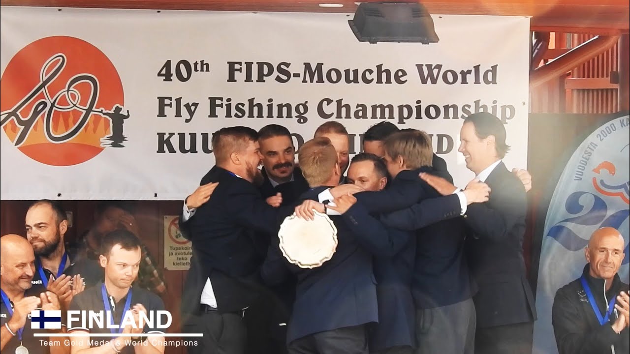 Fips Mouche 40th world fly fishing championships Kuusamo, Finland 2021.