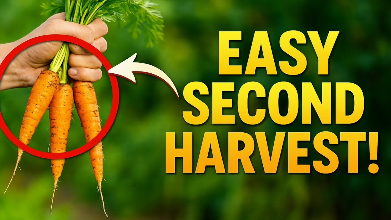 Easy SECOND Harvest: Grow 6 Vegetables Again! 🌱 Simple Secrets!
