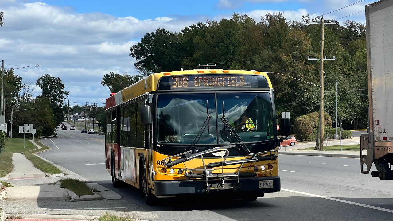 Fairfax Connector: 2010 New Flyer D40LFR #9621 on Route 308