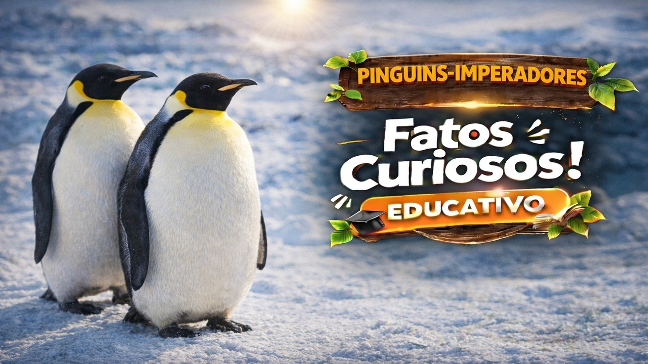 O INCRÍVEL MUNDO DOS PINGUINS-IMPERADORES...