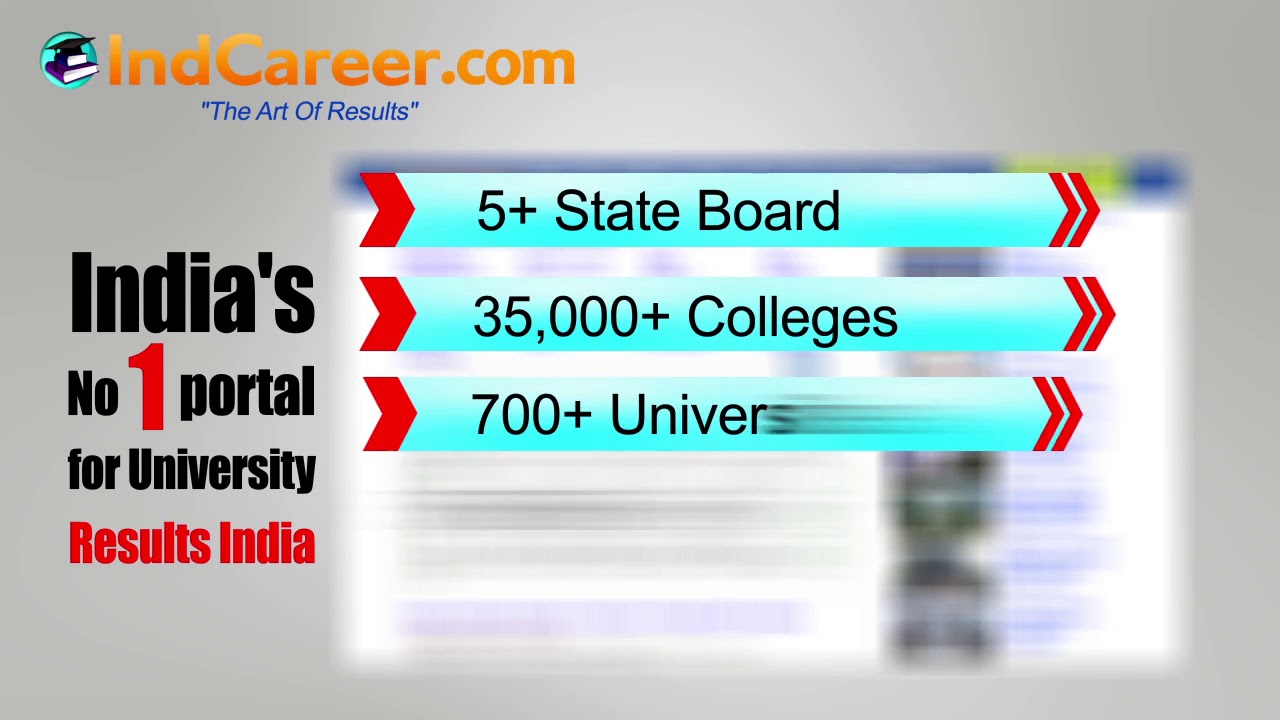 India's No.1 Portal for University Results