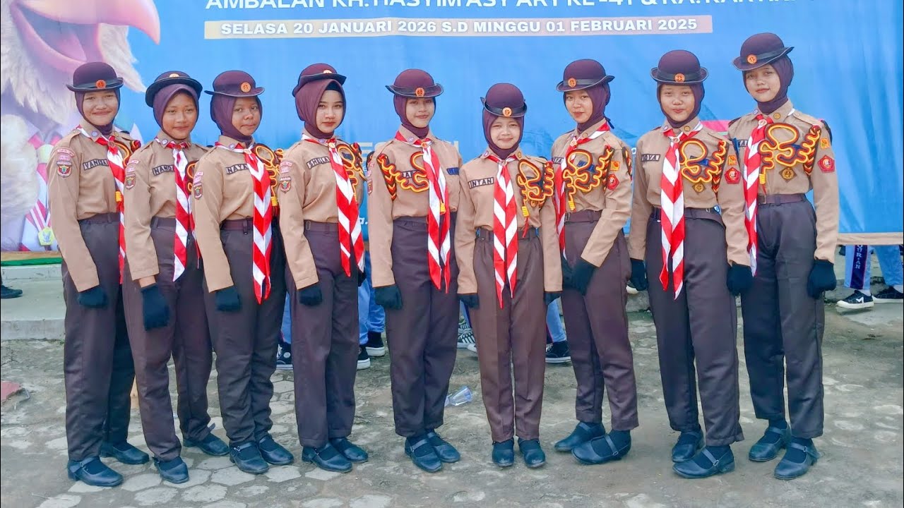PBB Putri SMP LKMD Sekampung #pbb #pramuka 