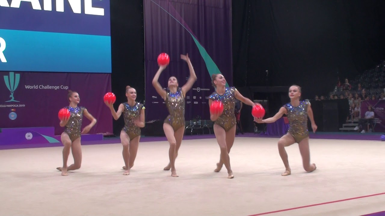 Ukraine Group 5 Balls EF World Challenge Cup Cluj 25 August 2019