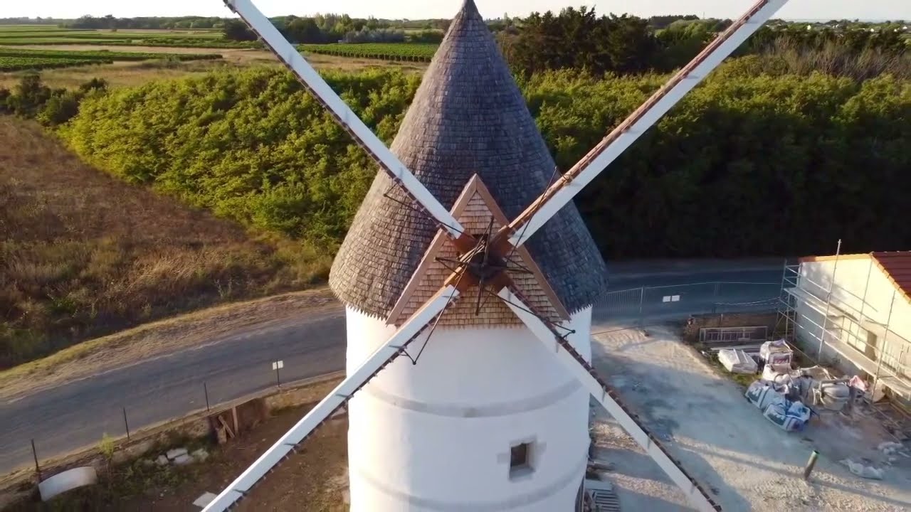 Moulin de la Brée - Oleron août 2022 DJI Mini 2