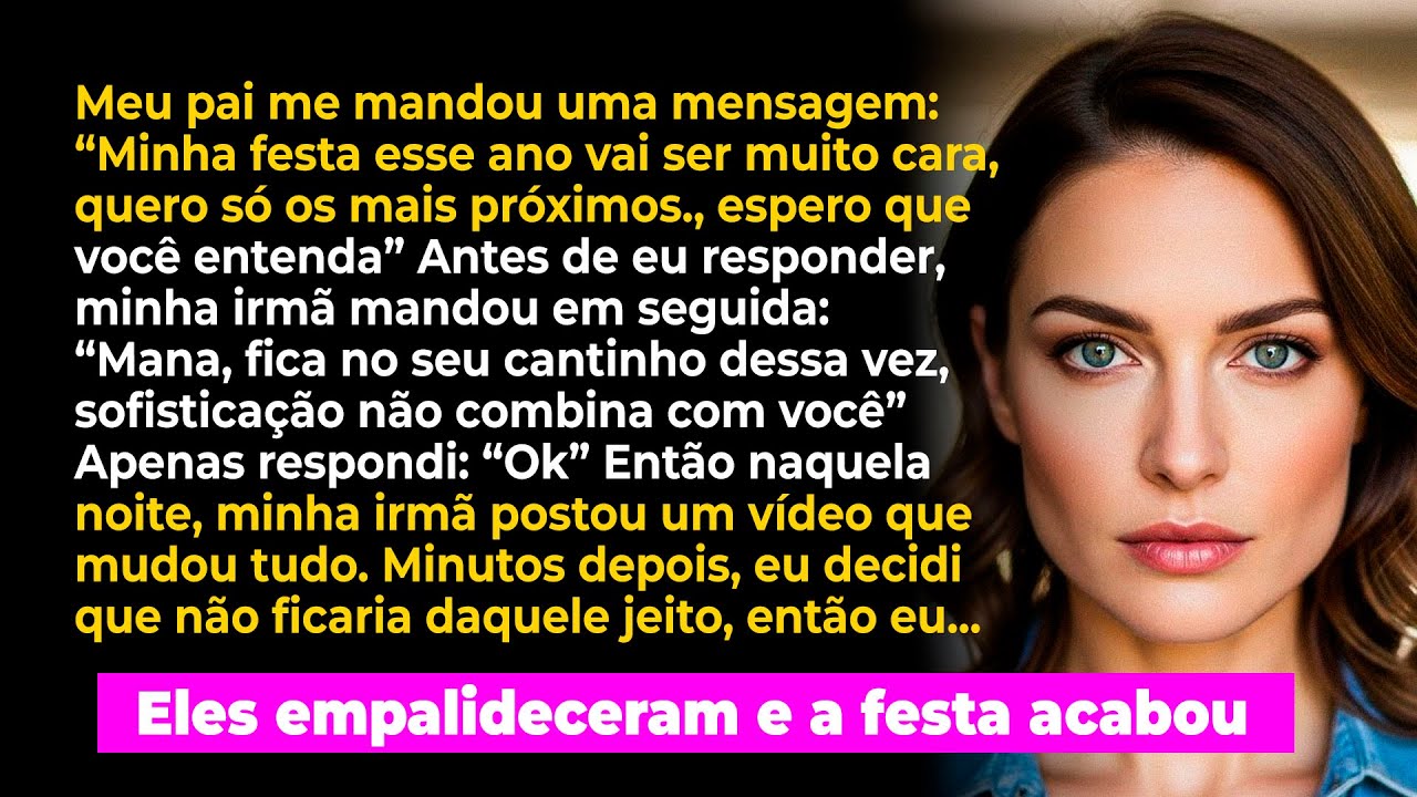 Meu pai mandou uma mensagem: 