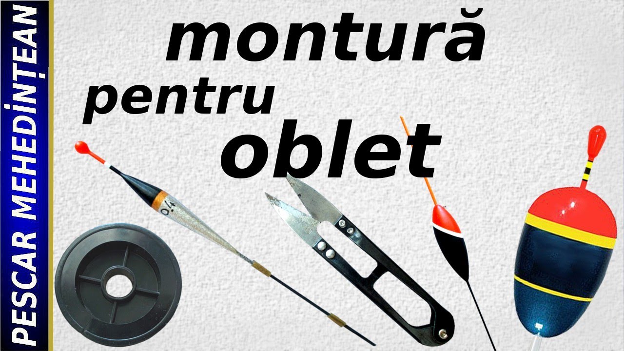 Montură pentru pescuit la oblet