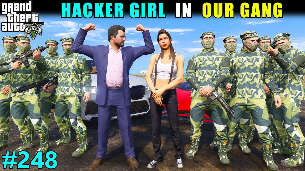 Finally Hacker Girl In Our Gang | Gta V Gameplay