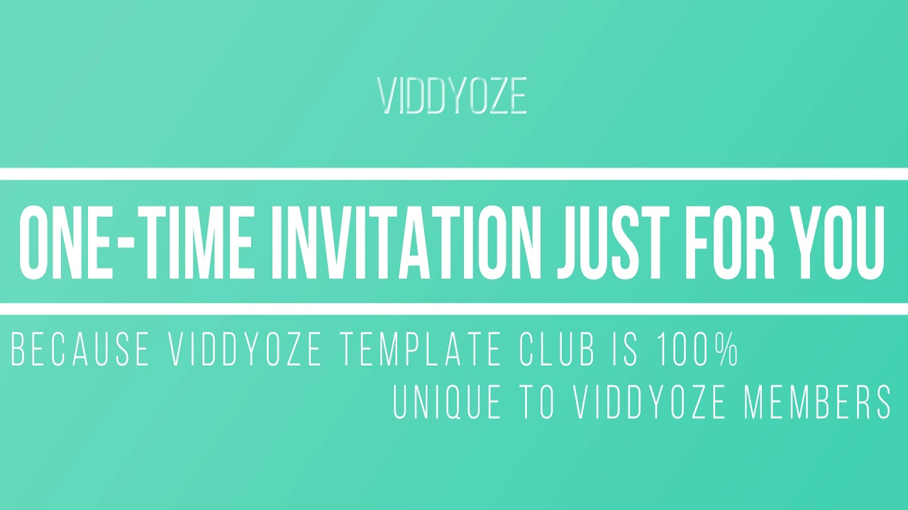 Viddyoze Template Club