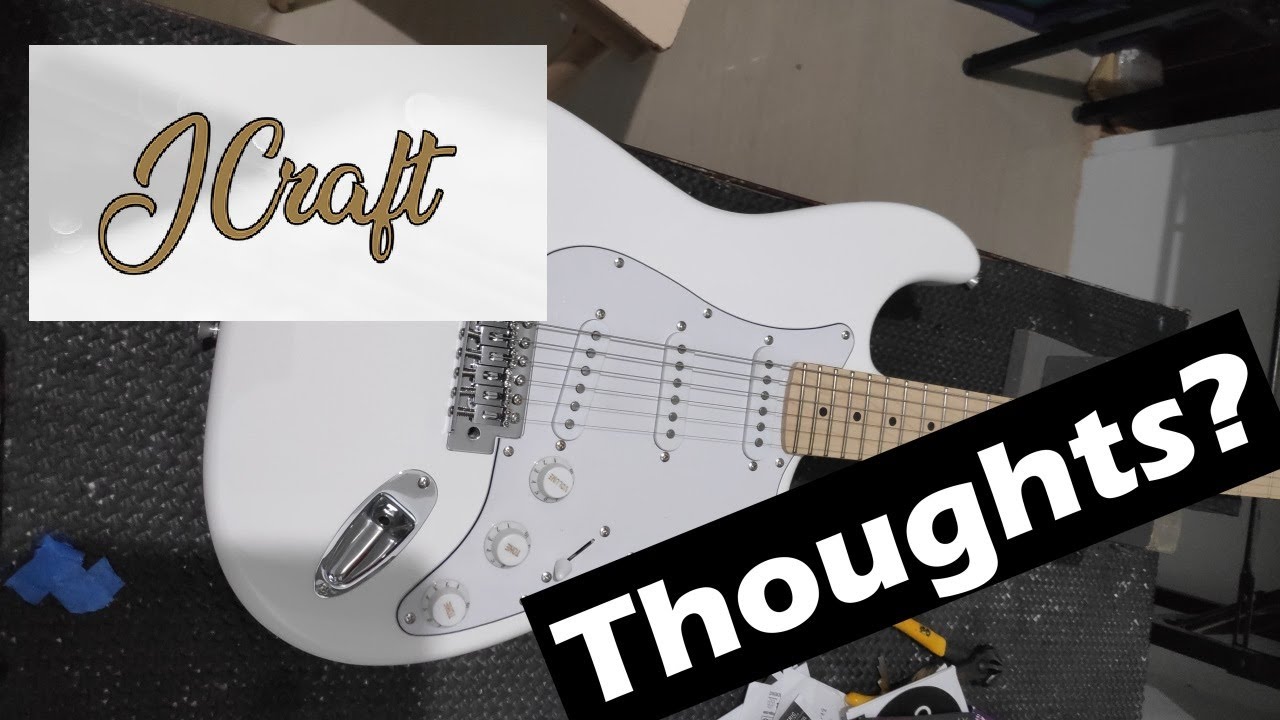 JCraft S1 strat - BEFORE and AFTER - Thoughts?