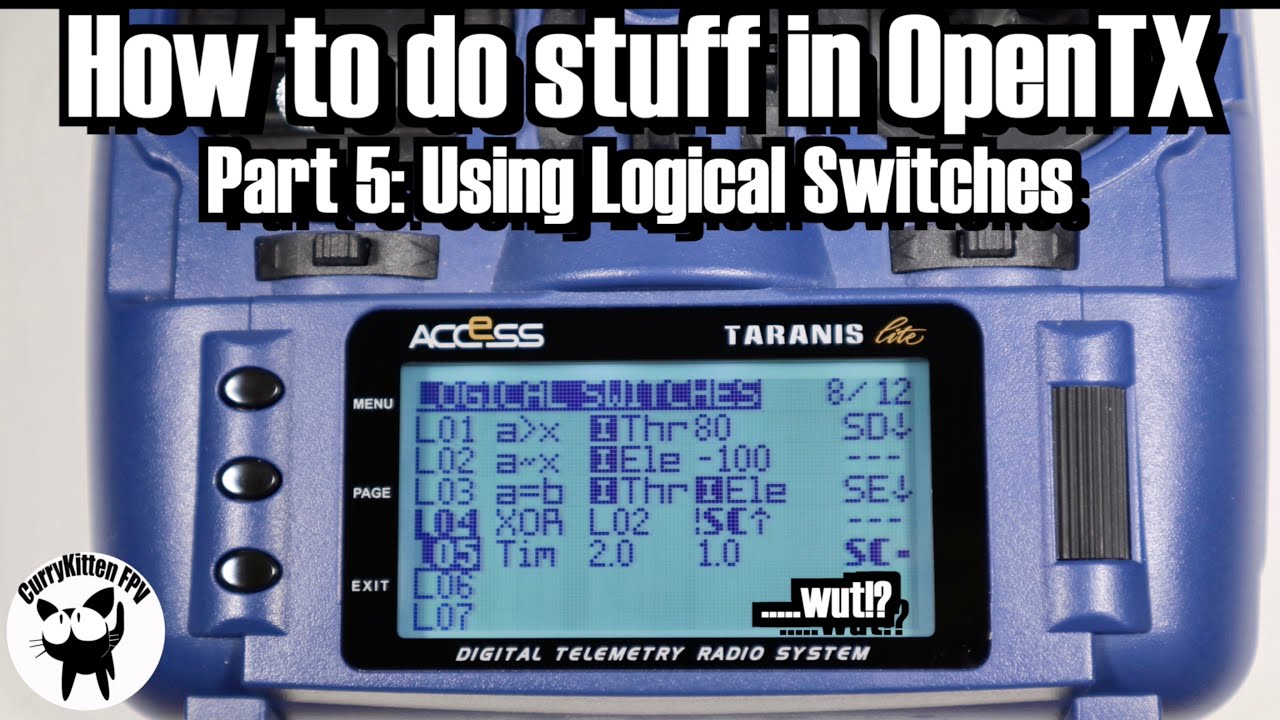 OpenTX Part 5: How to use Logical Switches