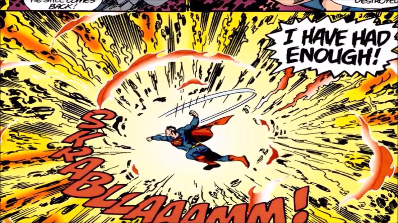 Golden Age Superman vs The Anti Monitor