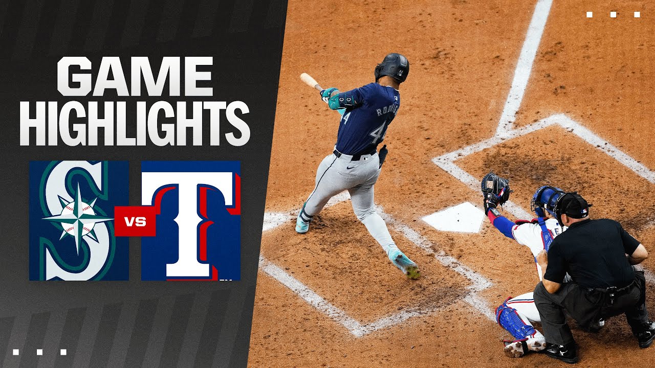 Mariners vs. Rangers Game Highlights (4/23/24) | MLB Highlights