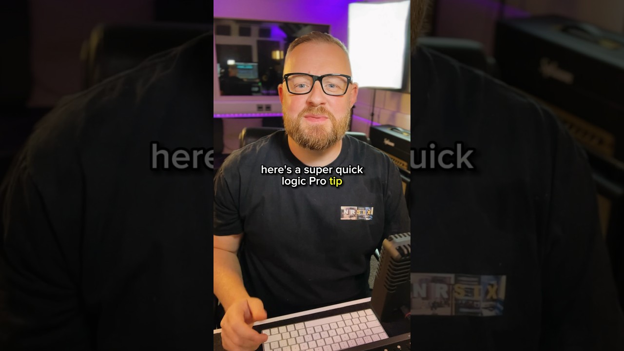 Logic Pro tip: Using the Clip Gain function🤓 #logicprox