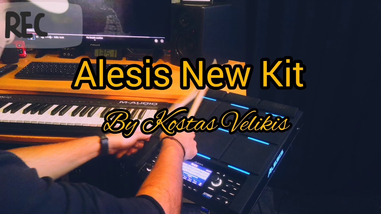 NEW ALESIS MULTIPAD SOUND (KIT8) (METALLICA  NOTHING ELSE MATTERS DRUM COVER BY KOSTAS VELIKIS)