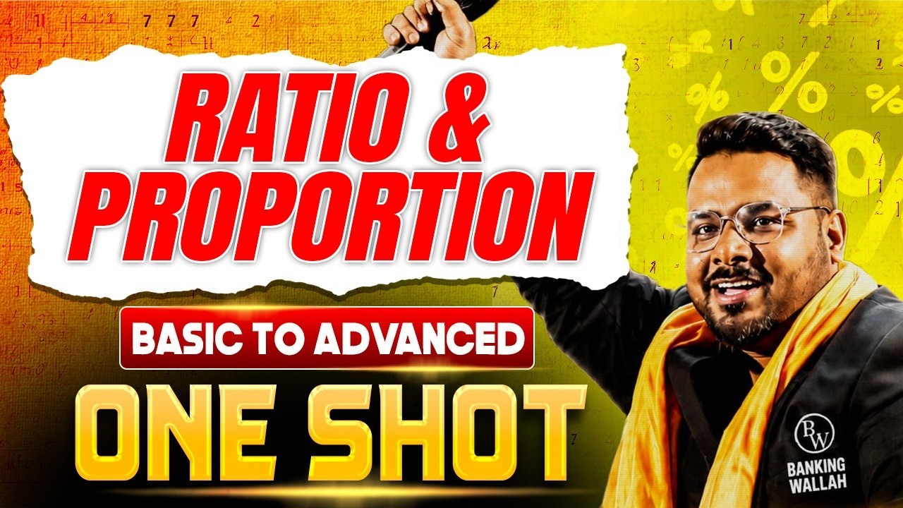 Ratio and Proportion One Shot | Ratio and Proportion for Banking Exam | Quant by Sumit Sir