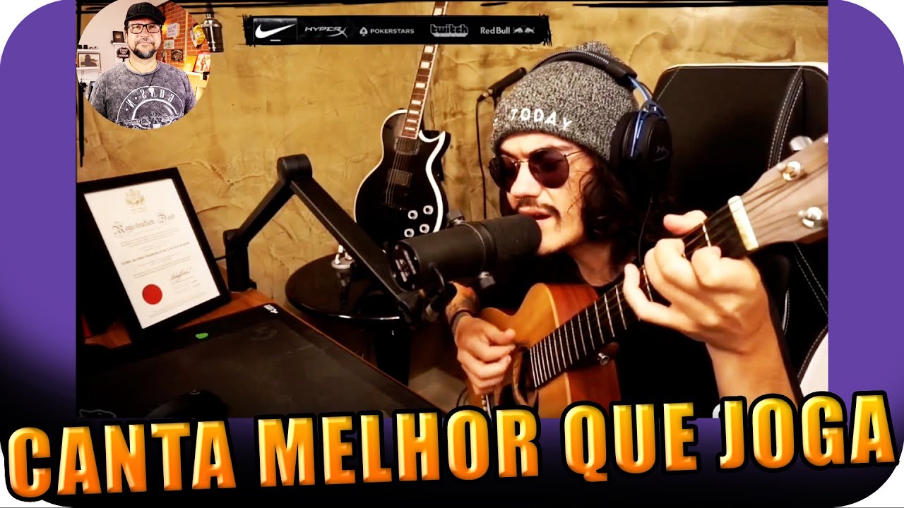 ZERO CANTANDO NAS LIVES DE VIDEOGAME é a MELHOR COISA by Marcio Guerra b