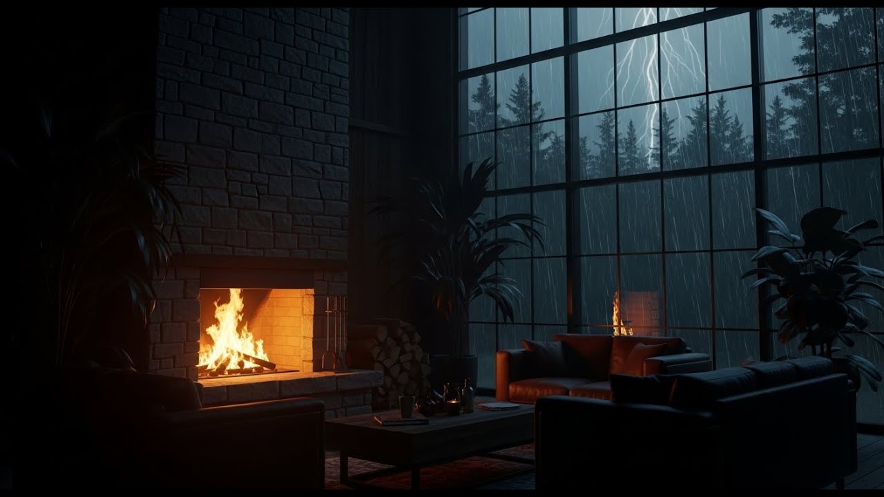Relaxing Forest Rain Ambience with Piano Music for Deep Sleep and Stress Reduction