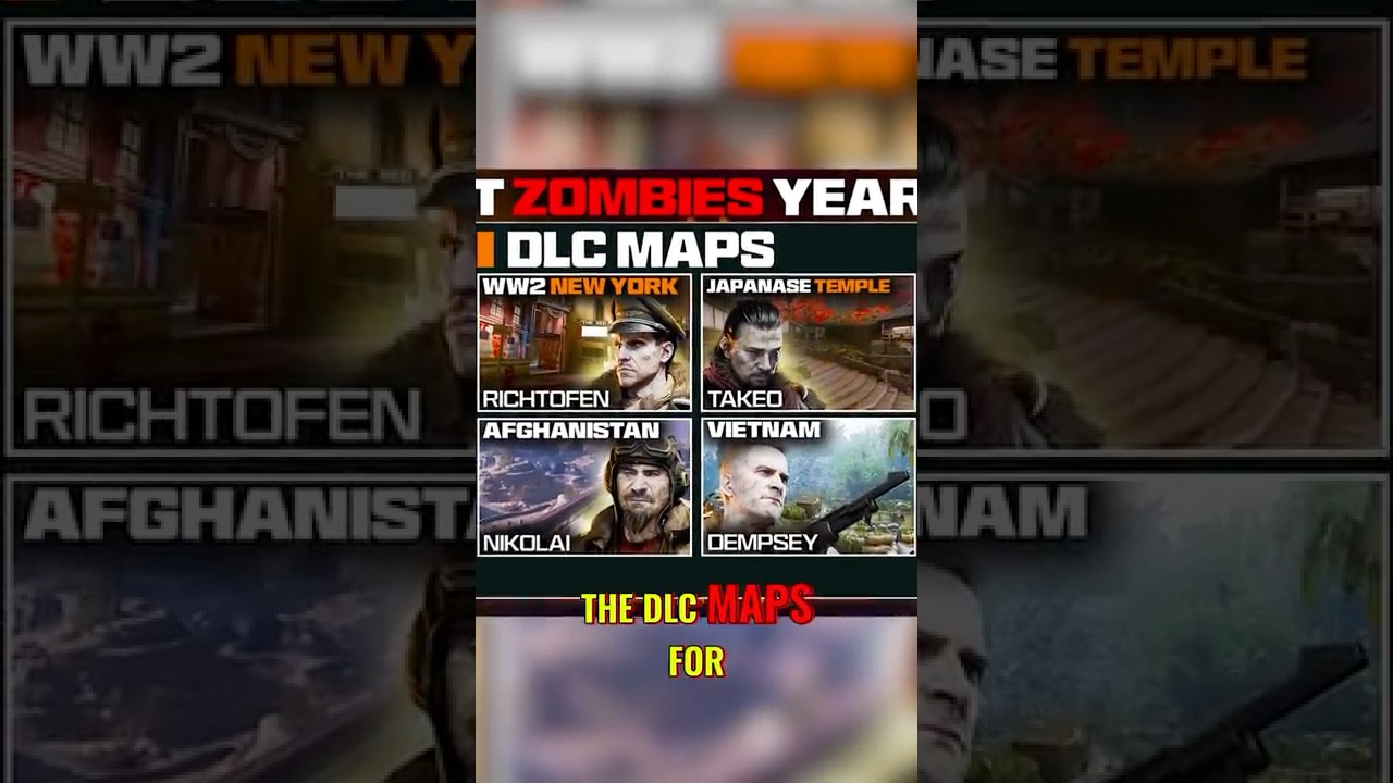 Black Ops 7 Zombies: ВСЕ 5 карт DLC подтверждены! Мы были правы! (Вьетнам, Афганистан, Храм, Нью-...