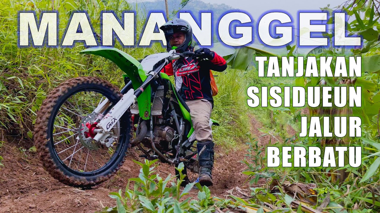 Mampukah Motor Trail Ninja ini melewati Tanjakan Sisidueun? (Gunung Mananggel Cianjur)