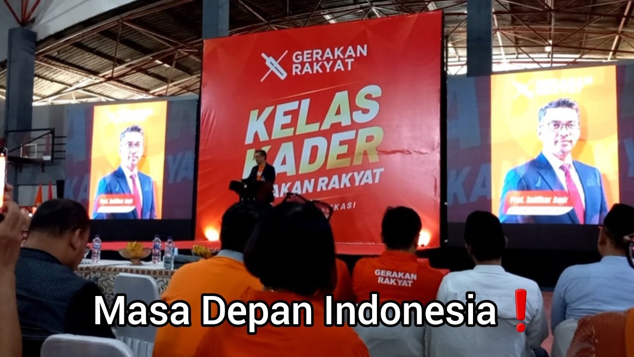 Warning Kelas Kader Gerakan Rakyat❗️Prof. Sulfikar Amir: 