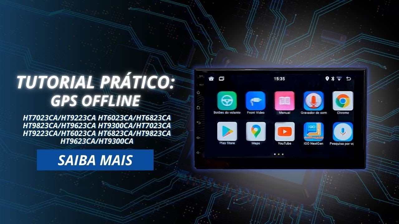 Tutorial Prático: Como Adicionar GPS Offline na Multimídia H-Tech Atualizado