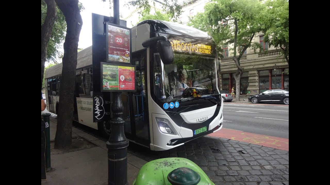 ELEKTROMOS IKARUS Teszt Budapesten és villamos kiállítás a Károly körúton