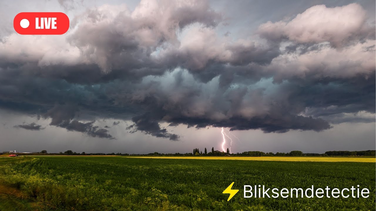 Livestream #onweer en #noodweer in Deventer - 9 juli 2024