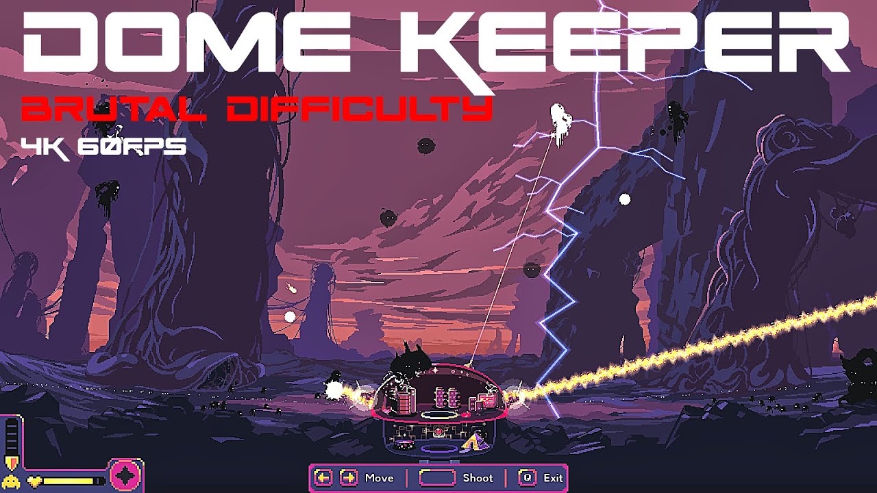 Dome Keeper Gameplay [No Commentary] 4K 60FPS