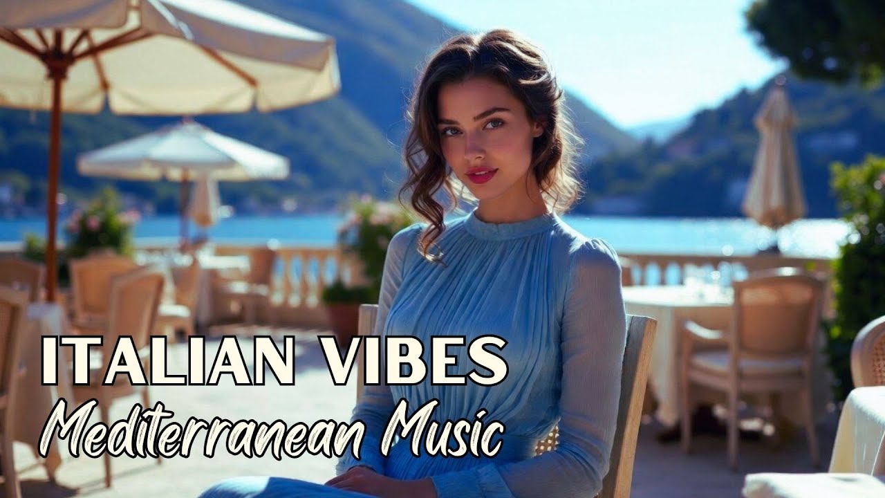 🎶 Italian Vibes & Mediterranean Music 🎶 2+ Hours Scenic Amalfi Coast & Lake Como Relaxation 4K