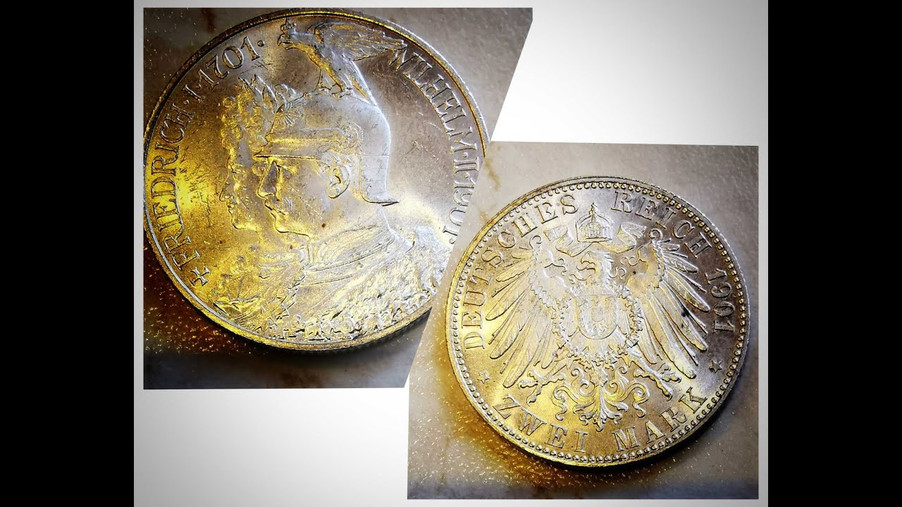 Обзор монеты 2 МАРКИ 1901 ГОДА 