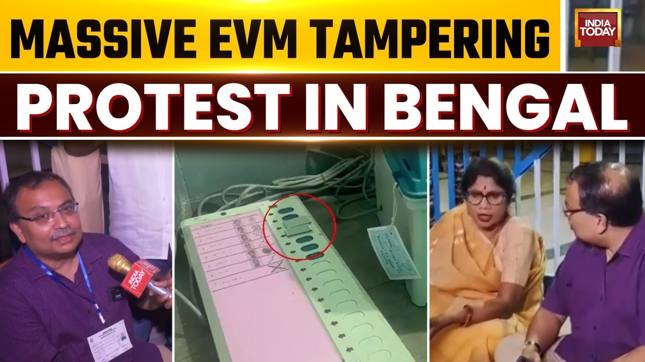 Масштабный хаос в Калькутте: противостояние BJP и TMC возле хранилища | India Today | Мамата Бане...