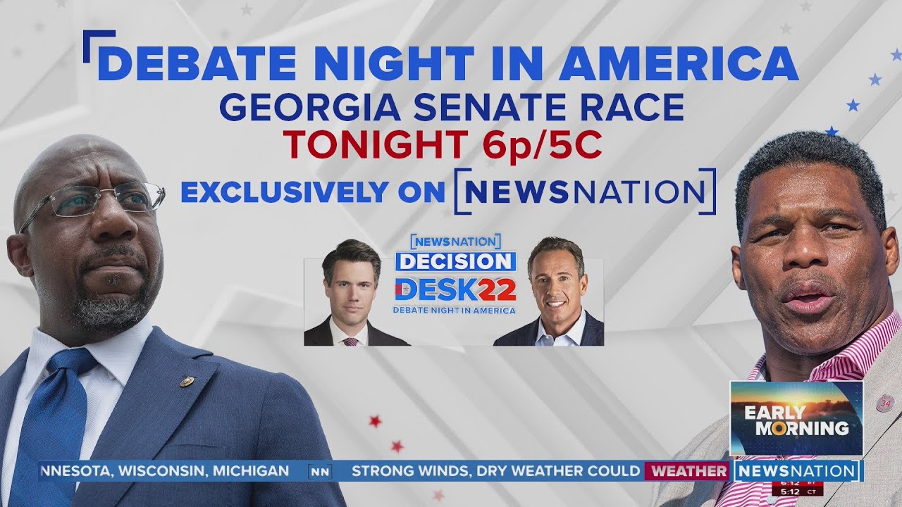 Walker, Warnock to debate Friday night in tight Georgia race | Early Morning