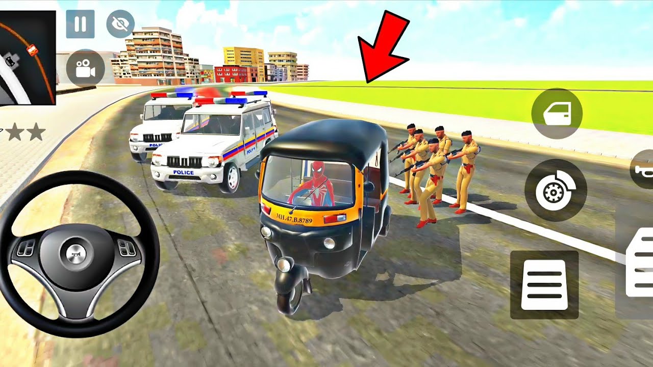 🤑Indian Thift Auto Simulator🤩Indian Showroom Purchase😲Modified Franklin Big Wheel Bike & Car 🥳Game